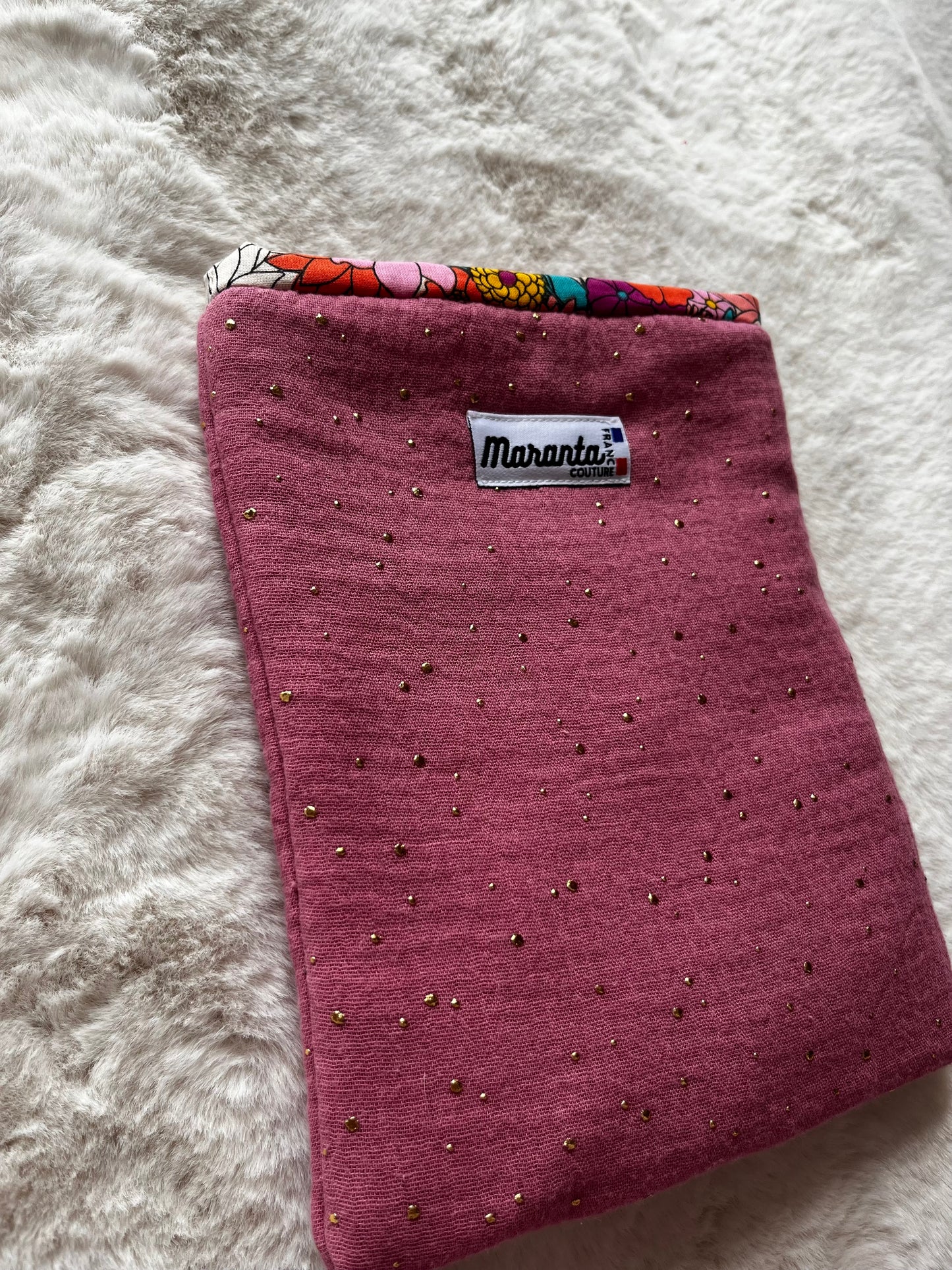 Pochette à livre double gaze