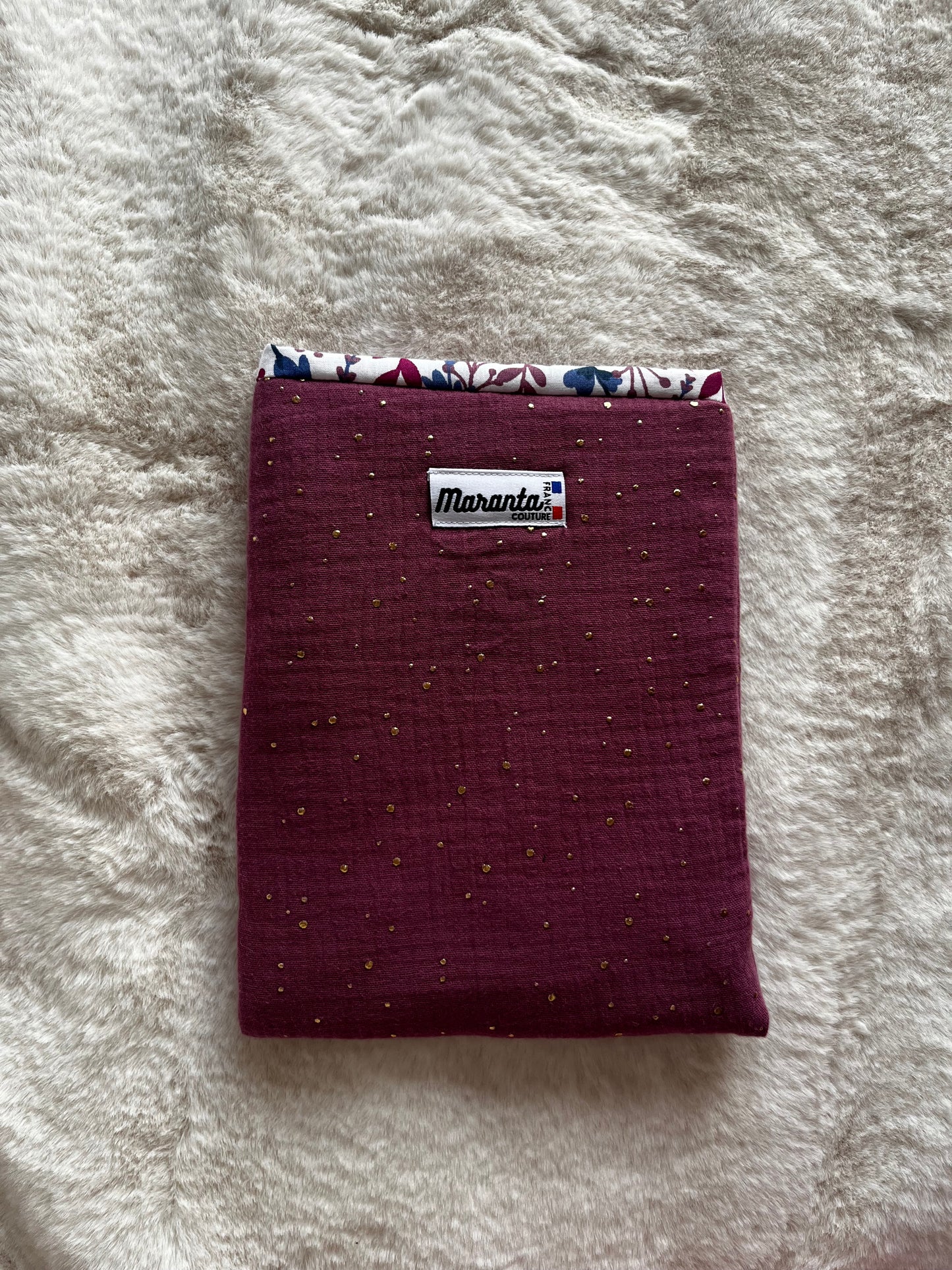 Pochette à livre double gaze