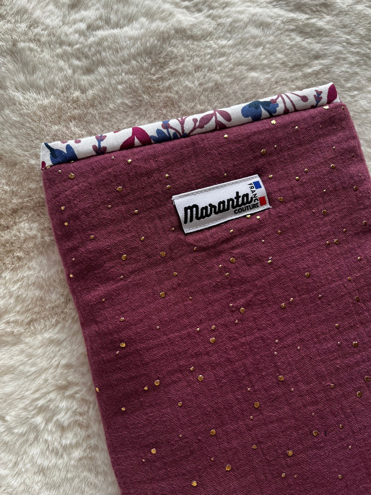 Pochette à livre double gaze