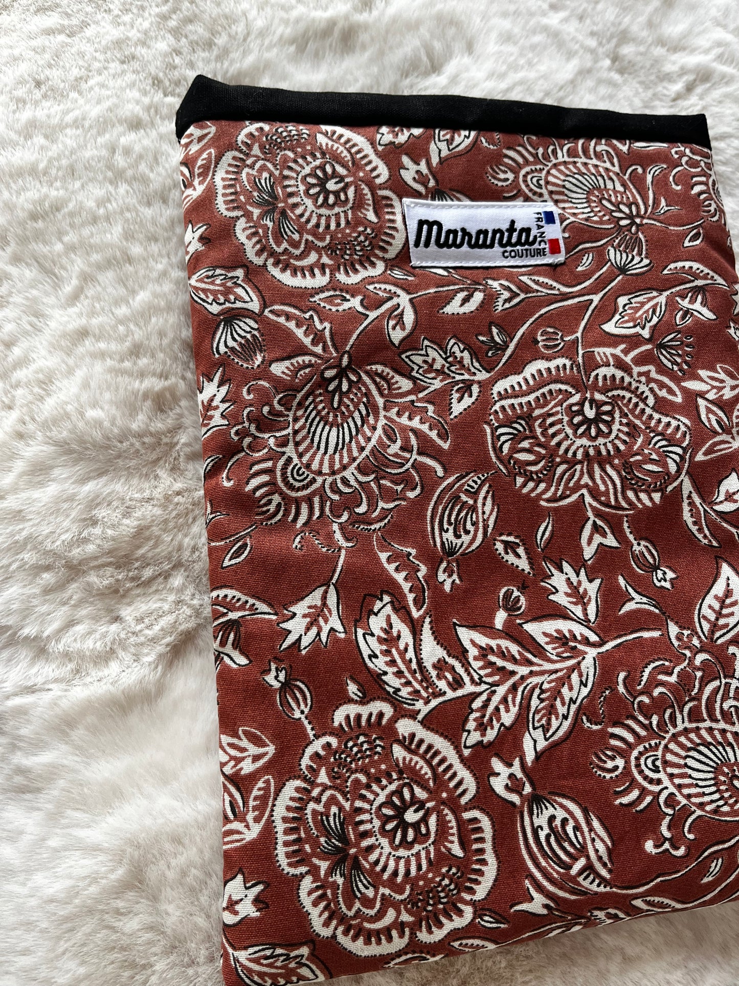 Pochette à livre marron