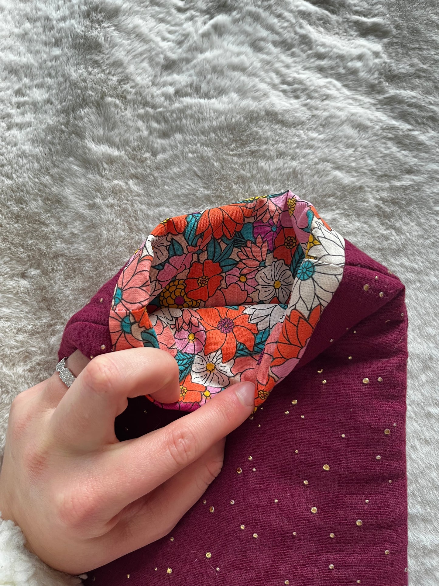 Pochette à livre double gaze