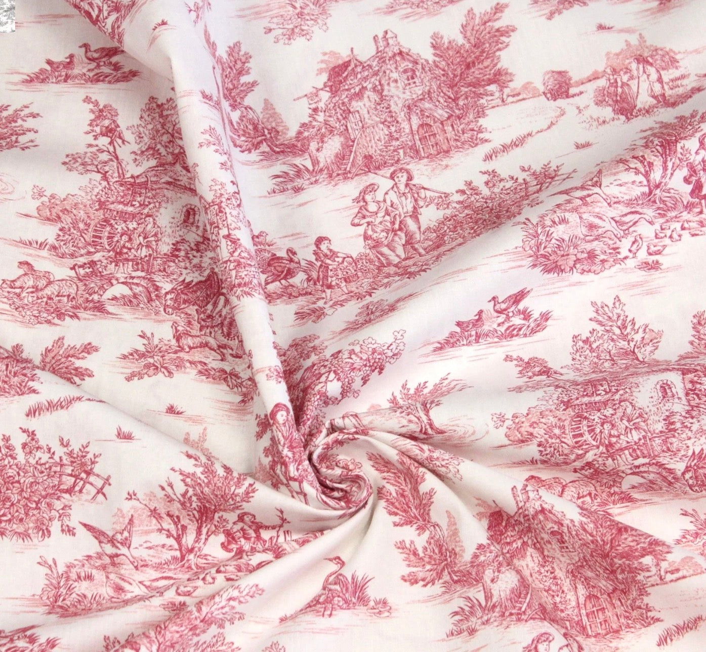 Toile de Jouy rose