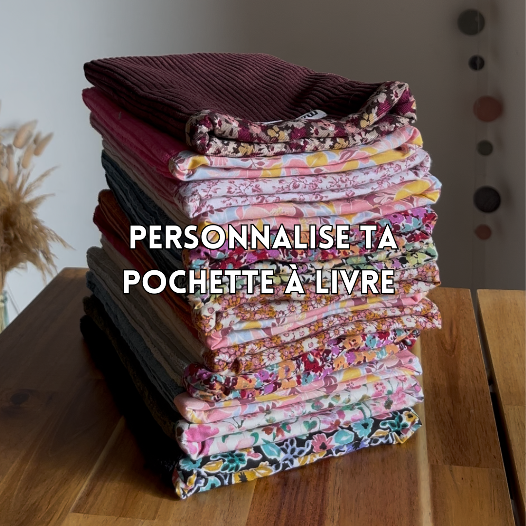 Je personnalise ma pochette à livre 📚