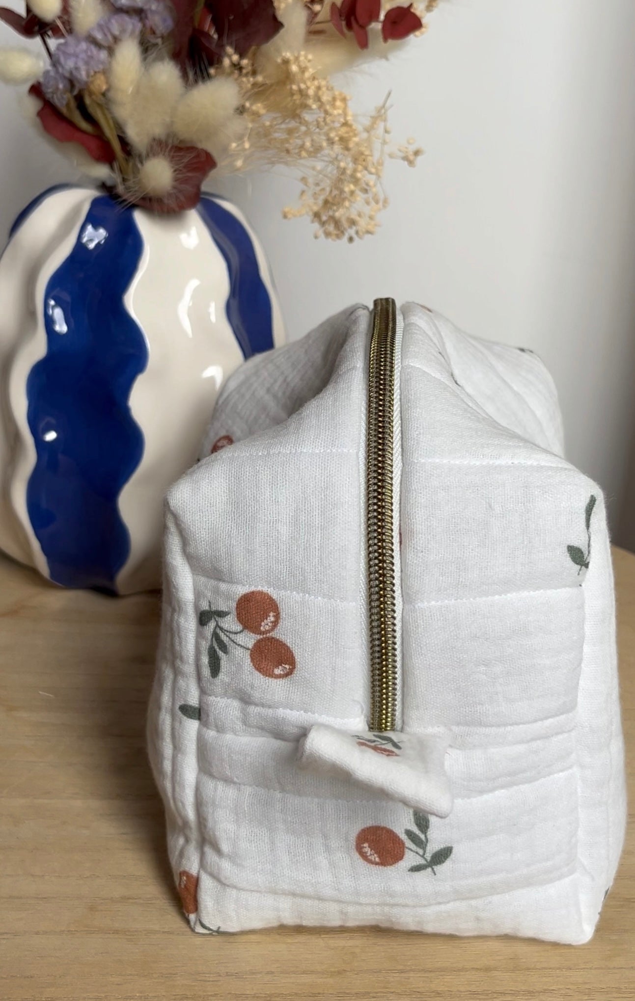 Trousse en gaze de coton 🍊