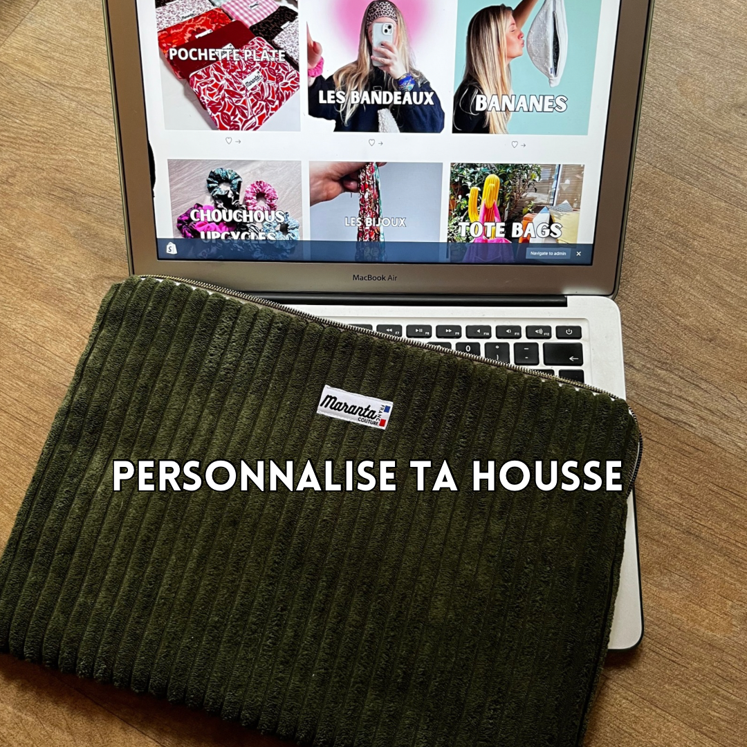 Je personnalise ma housse d'ordinateur 💻