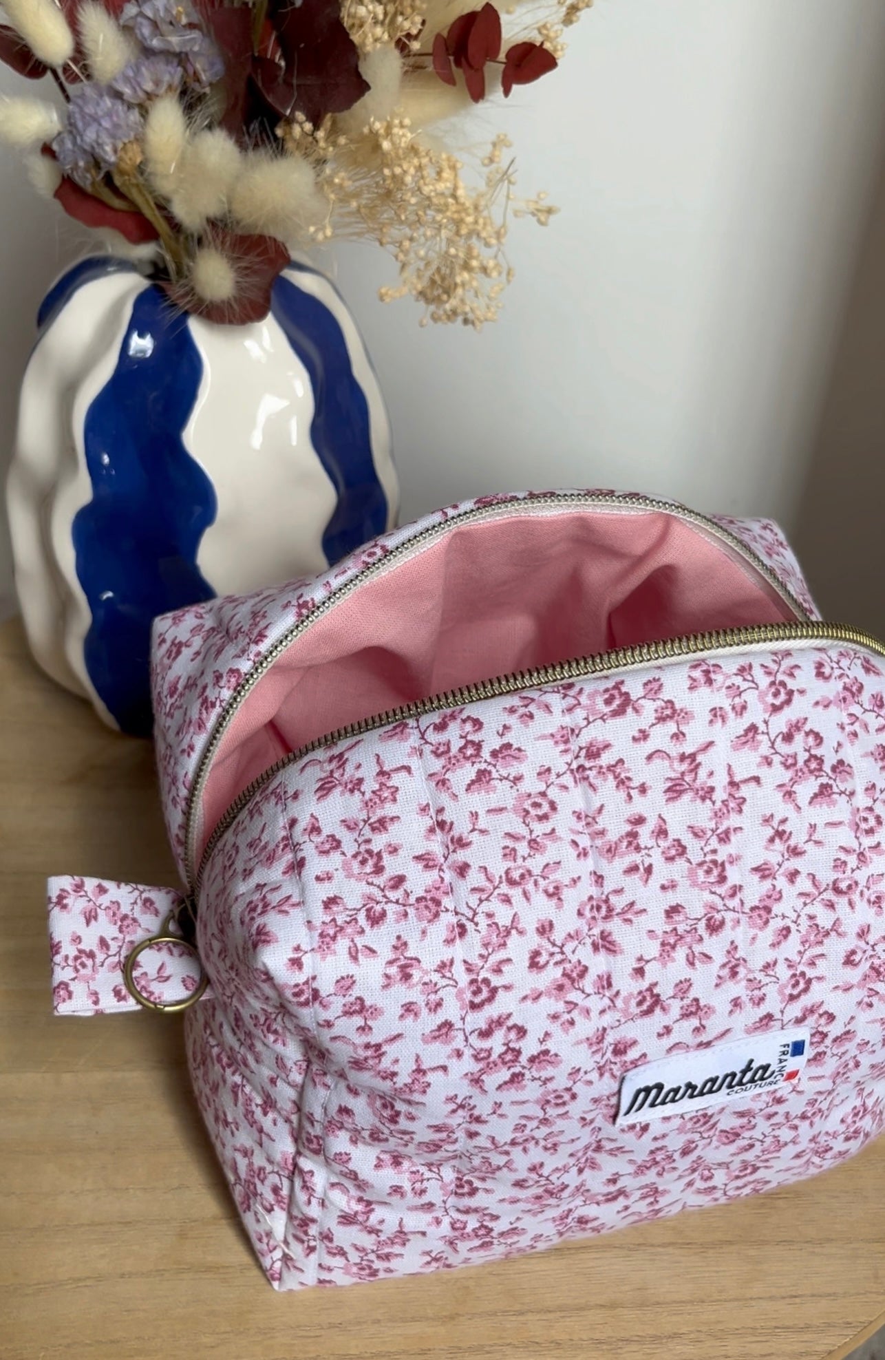 Trousse en coton style Sézane 🌸