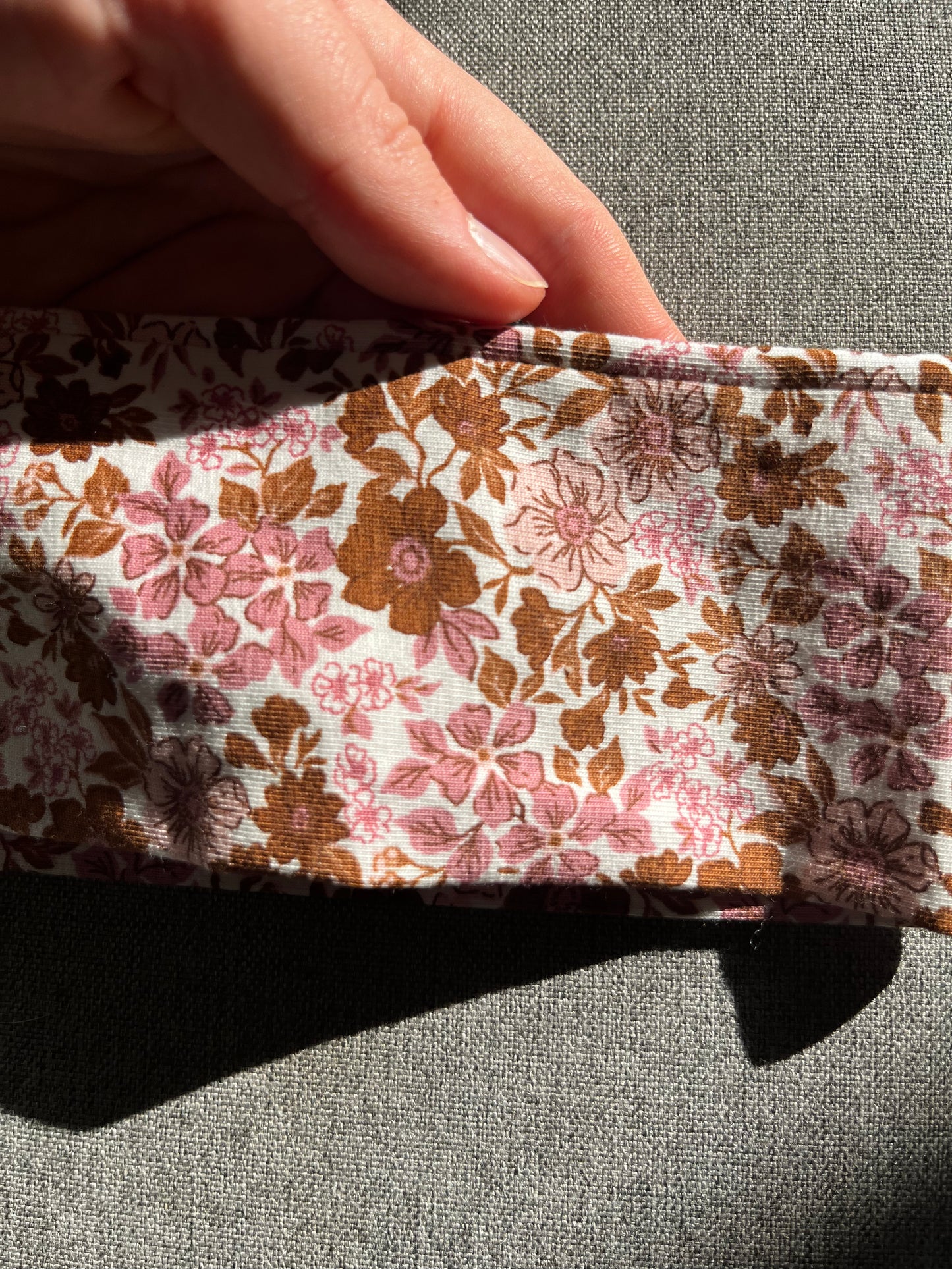 Bandeau jersey imprimé fleuri