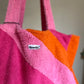 Sac de plage orange & rose