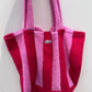 Sac de plage rouge & rose