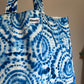 Sac de plage tie & dye bleu