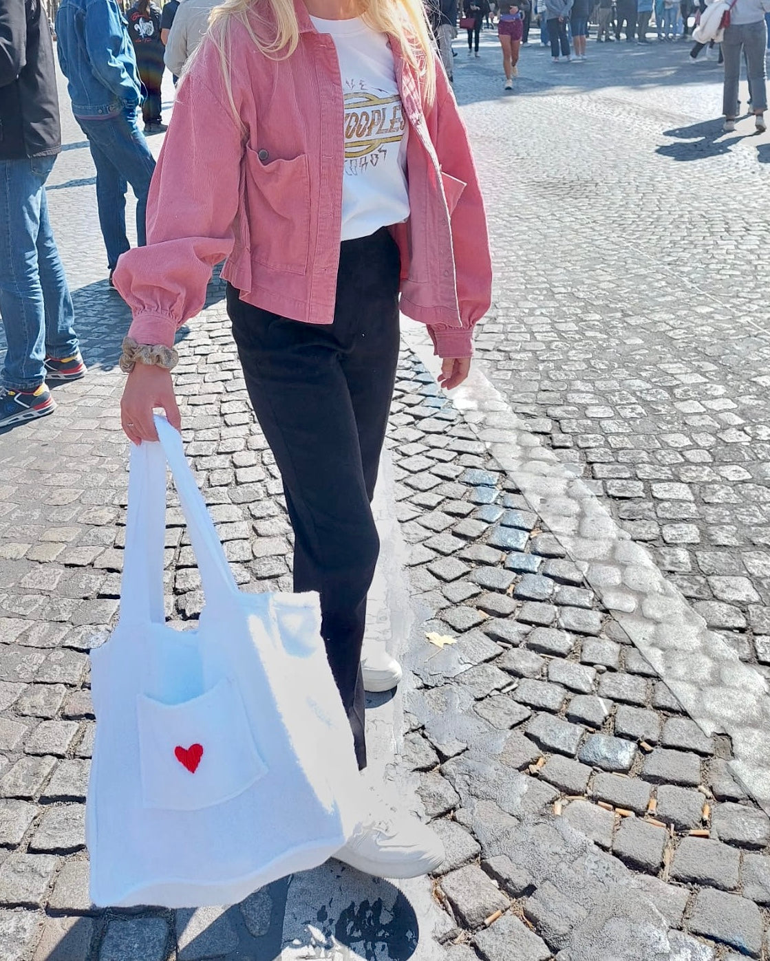 Sac de plage blanc